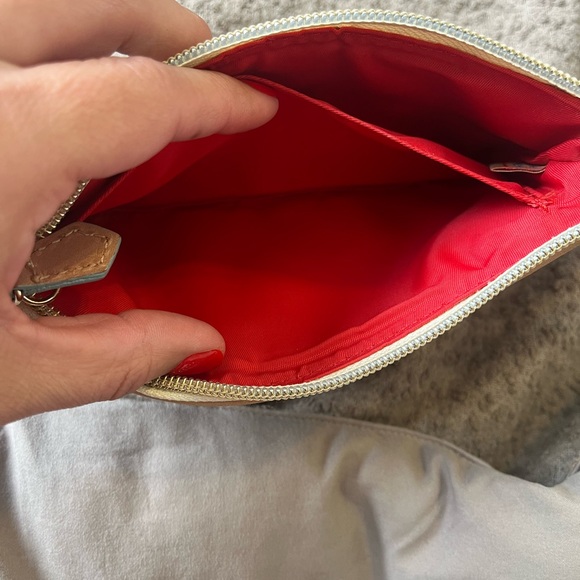 2015 Dooney & Bourke Tinker Bell Wristlet - Navy with Pastel Fairytale Print - Picture 6 of 10